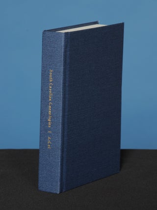 SOUTH CAROLINA GENEALOGIES, Vol. I, (Alston-Colcock); Family History Articles Reprinted from the South Carolina Historical (and Genealogical) Magazine