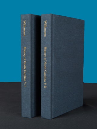 Item #196 THE HISTORY OF NORTH CAROLINA. Volumes I & II. Hugh Williamson