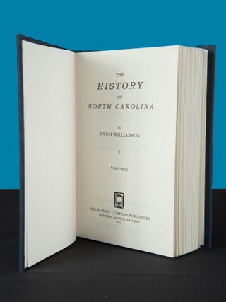 Item #197 THE HISTORY OF NORTH CAROLINA, Volume I. Hugh Williamson