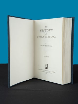 Item #198 THE HISTORY OF NORTH CAROLINA, Volume II. Hugh Williamson