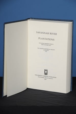 Item #43 SAVANNAH RIVER PLANTATIONS. Mary Granger, ed.