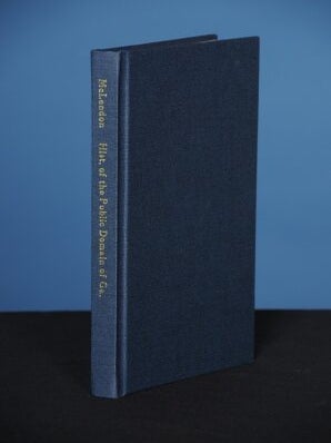 HISTORY OF THE PUBLIC DOMAIN OF GEORGIA